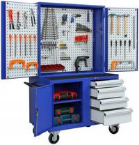 COMBI 4 Tool trolley fitted with cabinet