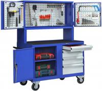 COMBI 3 Tool trolley fitted with cabinet