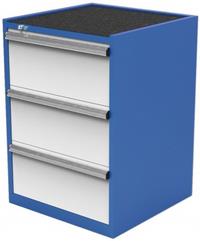 Tool storage cabinet   Height 1000mm,   3 drawers