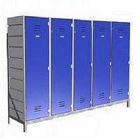 Sports lockers  - standard 5 wide x 1 high