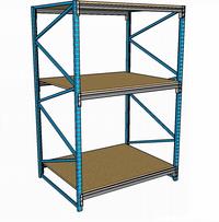 Racking light-duty wood shelf  24001200