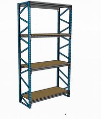 Racking light-duty wood shelf  3000600