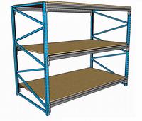 Racking light-duty-wood shelf  18001200