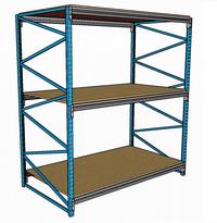 Racking light-duty-wood shelf  24001200