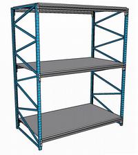 Racking light-duty steel shelf (27001200)