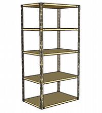 Shelving bolted  (5BO-6)