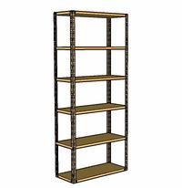 Shelving bolted  (6BO-4)