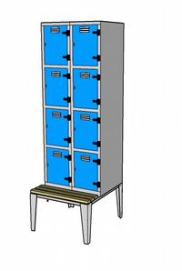 Locker 4 - bench standard