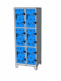 Metal locker 26 standard perfo