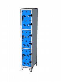 Metal locker 25 standard perfo