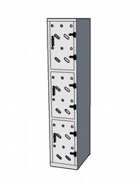 Metal locker 9 standard perfo