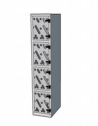 Metal locker 13 standard perfo