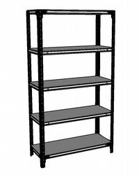 Shelving 5SHELF-4 Silvermark bolted 5 shelves  unassembled