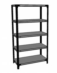 Shelving 5SHELF-5 Silvermark bolted 5 shelves  unassembled