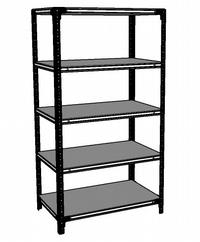 Shelving 5SHELF-6 Silvermark bolted 5 shelves  unassembled