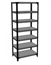 Shelving 7SHELF-6 Silvermark bolted 7 shelves unassembled