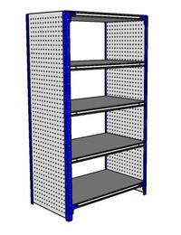 Shelving Silvermark bolted 5 shelves (5SHELF-6P)