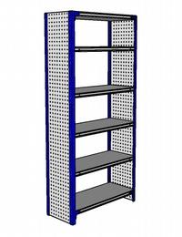 Shelving Silvermark bolted 6 shelves (6SHELF-4P)