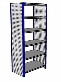 Shelving Silvermark bolted 6 shelves (6SHELF-6P)