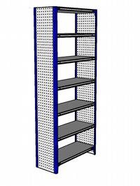 Shelving Silvermark bolted 7 shelves (7SHELF-4P)