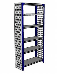 Shelving Silvermark bolted 6 shelves (6SHELF-4L)