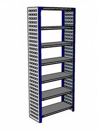 Shelving Silvermark bolted 7 shelves (7SHELF-4L)