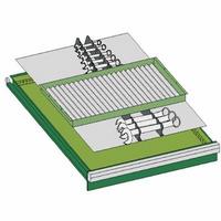 1 Spanner holder & sliding groove tray 100mm drawer MP-27U-1/100ST